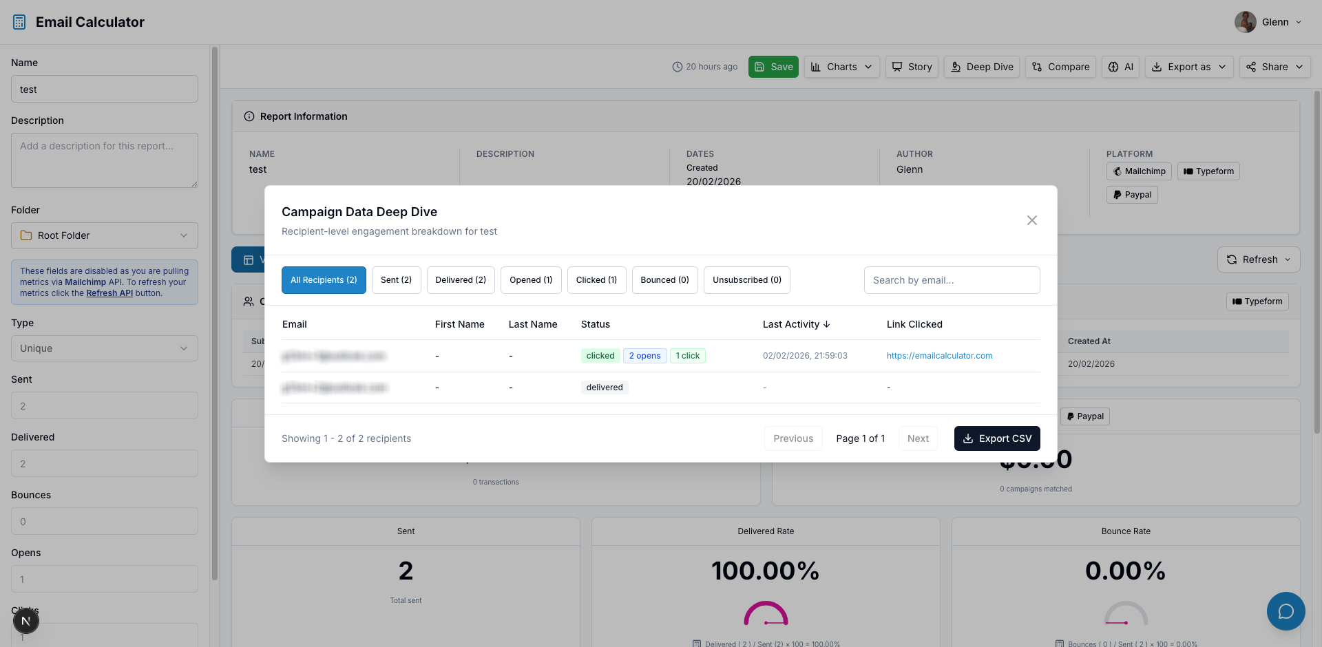 Deep dive analysis feature preview